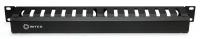 5bites Монтажный шкаф Панель-органайзер кабеля CM-101B гребенка крышка 1U 19" BLACK