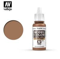 Краска Vallejo серии Model Color - Tan Earth 70874, матовая (17 мл)