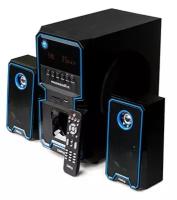 Колонки Dialog Progressive AP-222B black 2.1, 30W+2*10W RMS, Bluetooth, USB+SD reader