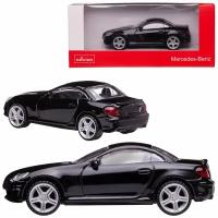 Машина металлическая 1:43 scale Mercedes SLK 55 AMG, цвет черный 37200B