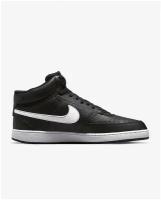 Кроссовки NIKE Court Vision Mid Next Nature, размер 44 EU, черный, белый