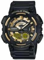 Наручные часы CASIO Collection AEQ-110W-1A3VDF, золотой, розовый