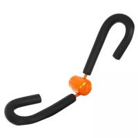 Эспандер TORRES Thigh master, пластиковая защита пружины, мягкие ручки, цвет серый/оранжевый
