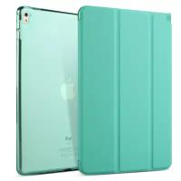 Ультра-тонкий чехол-обложка MyPads для Apple iPad Air (2013) - A1474, A1475, A1476 с дизайном Smart Case мятный кожаный с функцией смарт включени