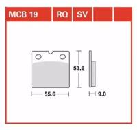 Тормозные колодки MCB19 для BMW