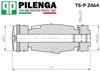 Pilenga / tsp2464 / Стойка стабилизатора | перед, прав/лев |