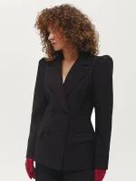 Пиджак с объёмными рукавами The Select, черный, L/46
