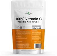 Витамин C Аскорбиновая кислота в порошке Atletic Food 100% Vitamin C (Ascorbic Acid Powder) - 100 грамм, натуральный (200 порций)