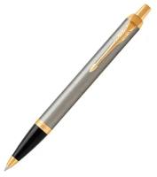 Parker im core - brushed metal gt, шариковая ручка, m