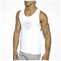 Майка-безрукавка "Fitness Plain Tank Top - White" / ES Collection / Белый