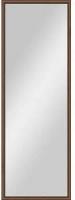 Зеркало настенное EVOFORM в багетной раме орех, 48х138 см, для гостиной, прихожей, кабинета, спальни и ванной комнаты, BY 0706
