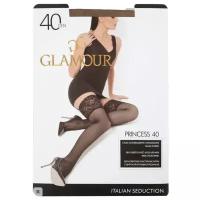 Чулки классические Glamour Princess 40 aut, размер III/IV, daino (бежевый)