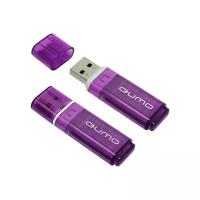 QUMO Флешка USB 8Gb QUMO Optiva 01 USB2.0 фиолетовый QM8GUD-OP1-violet