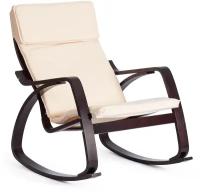 Кресло-качалка TetChair AX3005 венге, ткань бежевая