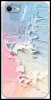 Силиконовый чехол на Apple iPhone SE 2020 / Айфон SE 2020 Фруктовое мороженное