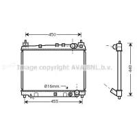 Радиатор Охлаждения Toyota Yaris Ava арт. to2258