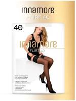 Чулки Innamore Flirt, 40 den, размер 3-4, белый