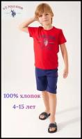 Летний костюм для мальчика 12-13 лет U.S. POLO ASSN