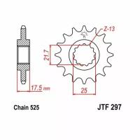 Звезда Мотоциклетная JT JTF29715