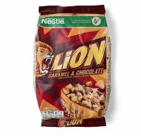 Готовый завтрак Nestle Lion с карамелью и шоколадом