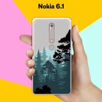 Силиконовый чехол на Nokia 6.1 Лес / для Нокия 6.1