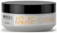 INDOLA ACT NOW! Матирующий воск для волос"ACT NOW!"(MATTE WAX),85 мл