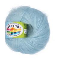 Пряжа ALPINA "GRACE" 72% супер кид мохер, 28% шелк 4 шт. х25г 210м №03 светло-голубой