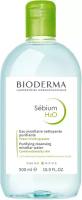 BIODERMA Мицеллярная вода для жирной и проблемной кожи лица Sebium H2O 500 мл