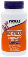Капсулы NOW 7-Keto Leangels + CLA, 100 мг, 60 шт