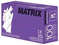 Перчатки нитриловые MATRIX Bright Nitrile, цвет: сиреневый, размер: M, 100 шт. (50 пар), 6,6 грамм нитрила - пара