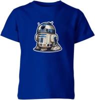 Детская футболка «Дроид-астромеханик R2D2 Звёздные войны Star Wars» (116, синий)