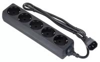 Сетевой фильтр ExeGate 5 Sockets 1.2m SPU-5-1.2B Black 221201