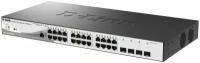 Коммутатор D-Link DGS-1210-28P/ME/B2A 24 порта 10/100/1000Base-T 4 порта 1000Base-X SFP