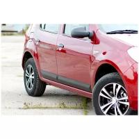 Renault Sandero 2009-2013 Молдинги на двери широкие MR075202