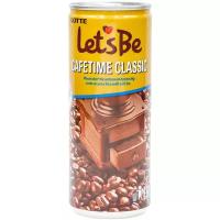 Lotte Кофейный напиток базалкогольный let's be в банках Cofetime Classic, 0,24 л