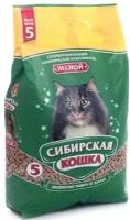 Наполнитель для кошачьих туалетов Сибирская Кошка Лесной, древесный, 10л