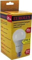 Лампа светодиодная LL-E-A70-20W-230-2,7K-E27 (груша, 20Вт, тепл, Е27) Eurolux