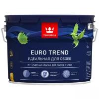 Краска акриловая Tikkurila Euro Trend матовая белый 9 л 11.7 кг