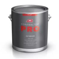 Фасадная краска Contractor Pro Exterior Flat, матовая, 3,78, Ultra White, Ace Paint