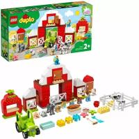 Конструктор LEGO DUPLO Town Фермерский трактор, домик и животные