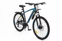 Велосипед Stels Navigator 750 MD 27.5 V010 (2024) 16 антрацитовый/синий (требует финальной сборки)