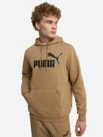 Мужская толстовка Puma ESS Big Logo Hoodie FL, 58668786, размер S, бежевая