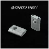 Стойки руля для мотоцикла 22мм CRAZY IRON, высота 50мм