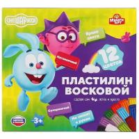 Пластилин MultiArt Смешарики 12 цветов по 15 г (MODCLAY-VOSK-12-180G-SM)