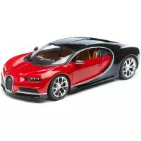 Легковой автомобиль Bburago Bugatti Chiron 18-11040 1:18, красный/черный