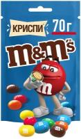 M&M's Криспи драже с хрустящим центром, 70г