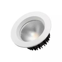 Светильник Arlight LTD-105WH-FROST-9W Day White 110deg, LED, 9 Вт, 4000, нейтральный белый, цвет арматуры: белый, цвет плафона: белый