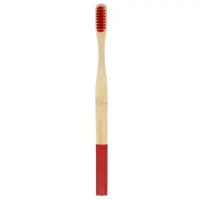 Щетка зубная ACECO бамбуковая красная (мягкая)