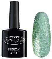 Alex Beauty Concept Гель-лак FUSION 4 IN 1 GEL,7.5 мл. цвет темно-салатовый с блёсткамии 70088