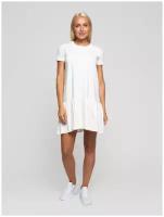 Платье Lunarable, размер 42 (XS), бежевый, белый